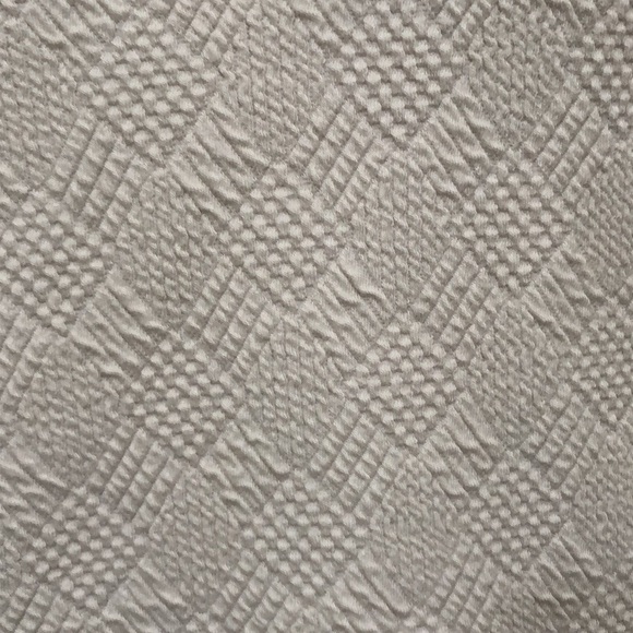 Anthropologie Postmark Textured Top Size XS Cream Geometric Diamond Pattern - Picture 3 of 8